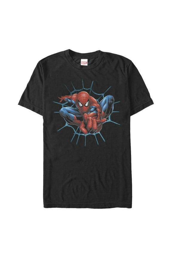 Men's Marvel Spider-Man Pose Web Graphic T-Shirt