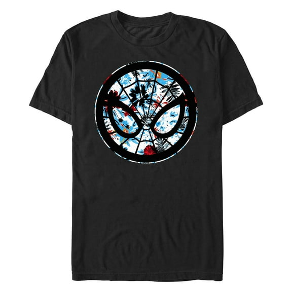 Men's Marvel Spider-Man Tropical Logo Graphic T-Shirt