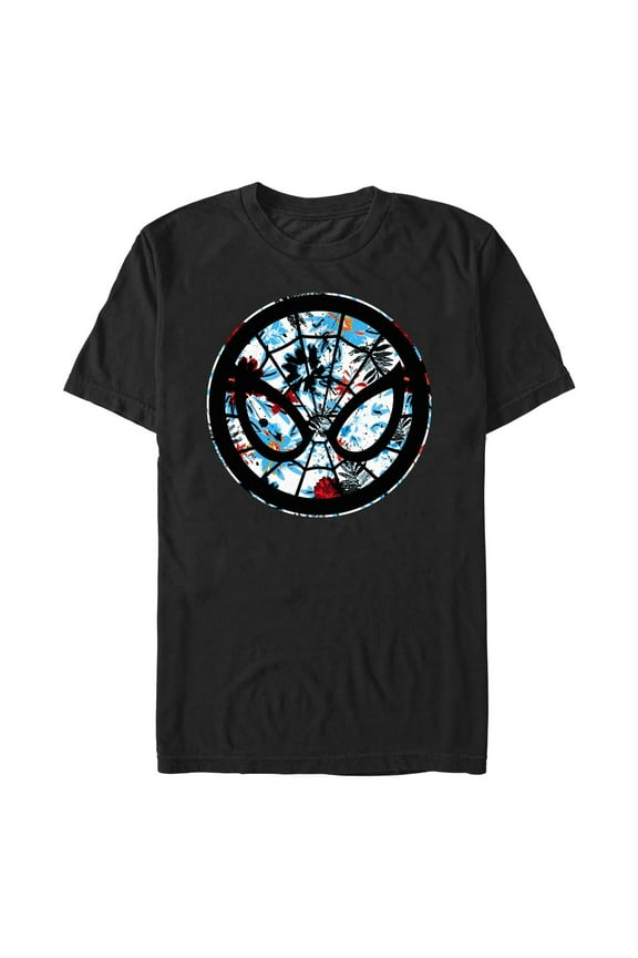 Men's Marvel Spider-Man Tropical Logo Graphic T-Shirt