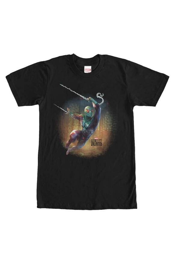 Men's Marvel Spider-Man Unlimited Bullet Points Graphic Tee Black X Large
