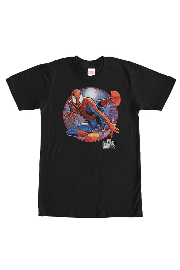 Men's Marvel Spider-Man Unlimited Graphic Tee Black 3X Large