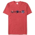 thumbnail image 1 of Men's Marvel Spider-Man Venom Emoticon Math Graphic Tee Red Heather Medium, 1 of 4