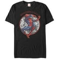 thumbnail image 1 of Men's Marvel Spider-Man Villain Circle Graphic Tee Black 2X Large, 1 of 4