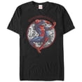 thumbnail image 1 of Men's Marvel Spider-Man Villain Circle  Graphic Tee Black 5X Large, 1 of 4