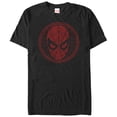 thumbnail image 1 of Men's Marvel Spider-Man Web Mask Graphic Tee Black 2X Large, 1 of 4
