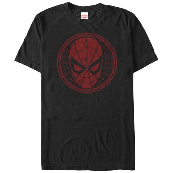 Men's Marvel Spider-Man Web Mask Graphic Tee Black 2X Large