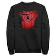 thumbnail image 1 of Men's Marvel Spiderman: No Way Home Ripped Costume Sweatshirt Black Large, 1 of 4
