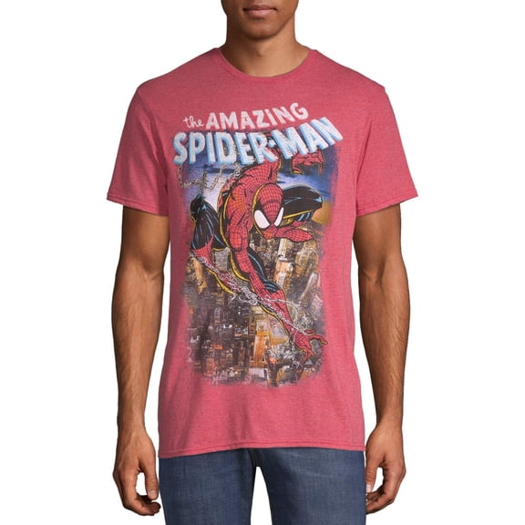 Men's Marvel "Spiderscene" Graphic Tee, Available up to size 3XL