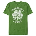 thumbnail image 1 of Men's Marvel St. Patrick's Day Hulk Incredibly Lucky Clover  Graphic Tee Kelly Green Small, 1 of 4