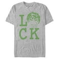 thumbnail image 1 of Men's Marvel St. Patrick's Day Hulk Luck  Graphic Tee Athletic Heather Large, 1 of 5