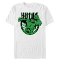 thumbnail image 1 of Men's Marvel St. Patrick's Day Hulk Shamrock  Graphic Tee White X Large, 1 of 4