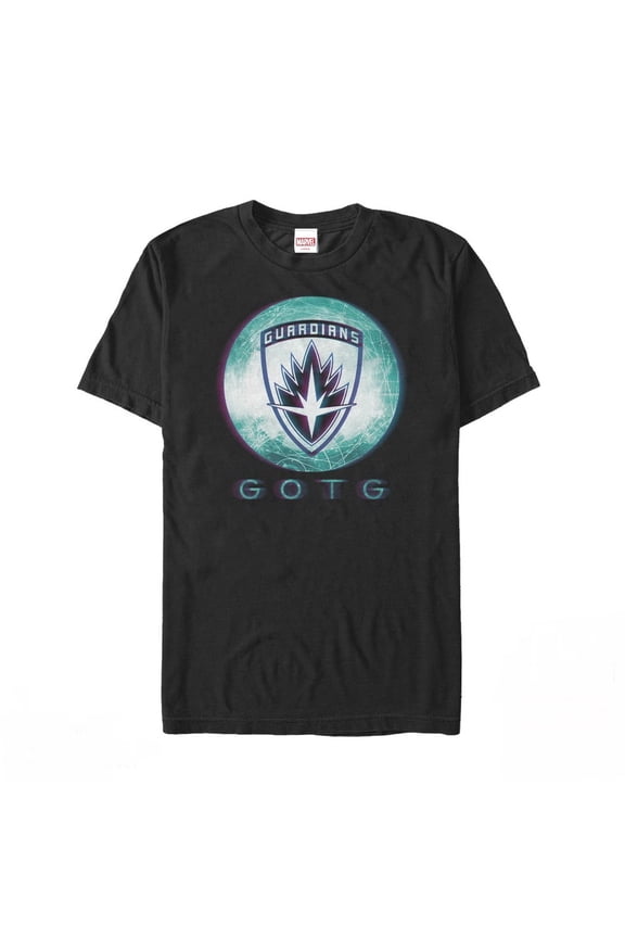 Men's Marvel Star Symbol Graphic Tee Black Large