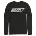 thumbnail image 1 of Men's Marvel Stark Industries Iron Man Logo  Long Sleeve Shirt Black X Large, 1 of 4