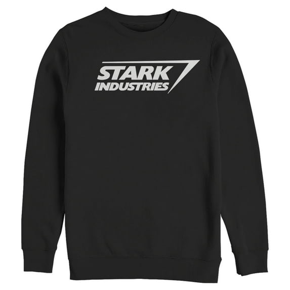 Men's Marvel Stark Industries Iron Man Logo Sweatshirt Black 2X Large
