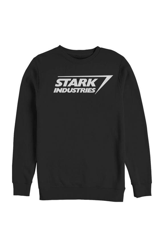 Men's Marvel Stark Industries Iron Man Logo Sweatshirt Black X Large