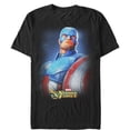 thumbnail image 1 of Men's Marvel Strike Force Captain America  Graphic Tee Black 2X Large, 1 of 4