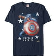 thumbnail image 1 of Men's Marvel Strike Force Captain America Stars  Graphic Tee Navy Blue Large, 1 of 4