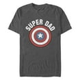 thumbnail image 1 of Men's Marvel Super Dad Captain America Shield Graphic T-Shirt, 1 of 3