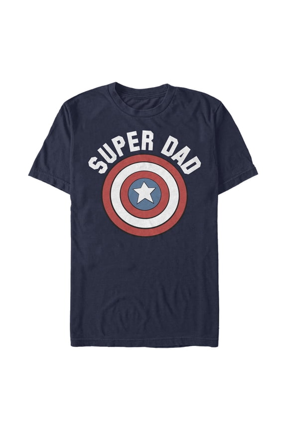 Men's Marvel Super Dad Shield Graphic T-Shirt