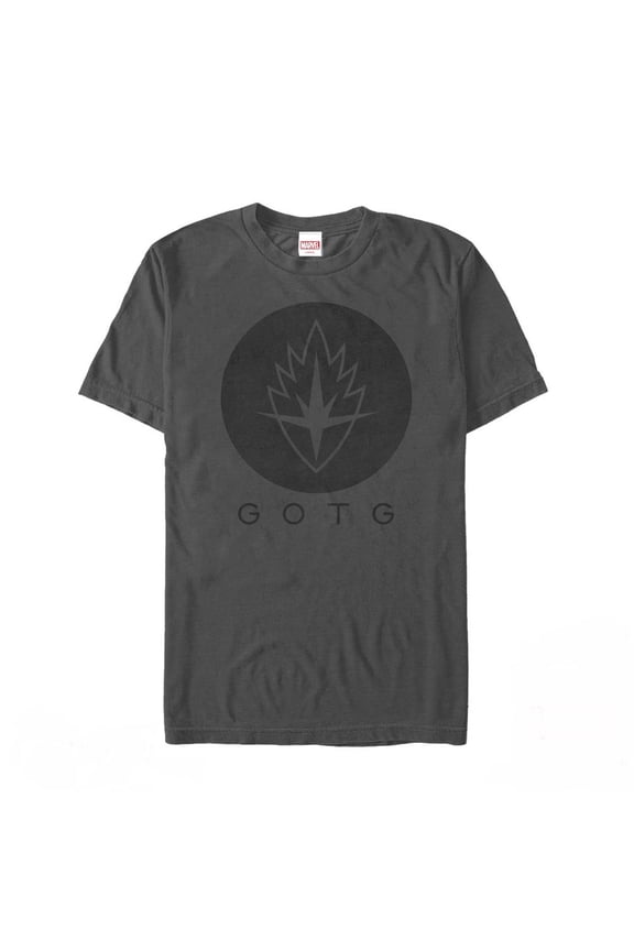 Men's Marvel Symbol Graphic Tee Charcoal Small