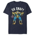 thumbnail image 1 of Men's Marvel Thanos Retro Oh Snap  Graphic Tee Navy Blue Small, 1 of 4