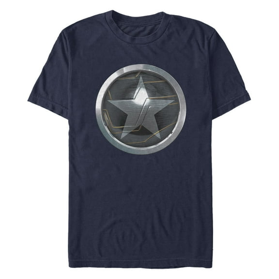 Men's Marvel: The Falcon and the Winder Soldier Bucky Logo Graphic T-Shirt