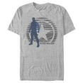 thumbnail image 1 of Men's Marvel The Falcon and the Winter Soldier Abstract Bucky Graphic Tee Athletic Heather Large, 1 of 5