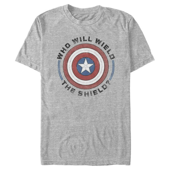 Men's Marvel The Falcon and the Winter Soldier Wield Graphic Tee Athletic Heather X Large