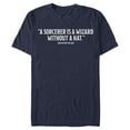 thumbnail image 1 of Men's Marvel The Falcon and the Winter Soldier Wizard Without a Hat Graphic Tee Navy Blue Large, 1 of 5