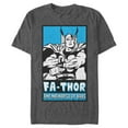 thumbnail image 1 of Men's Marvel Thor Fa-Thor The Mightiest of Dads Graphic Tee Charcoal Heather Small, 1 of 5