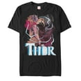 thumbnail image 1 of Men's Marvel Thor Lightning Graphic Tee Black 2X Large, 1 of 4