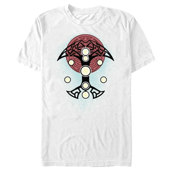 Men's Marvel: Thor: Love and Thunder Nine Realms Geometric Costume Graphic Tee White 2X Large