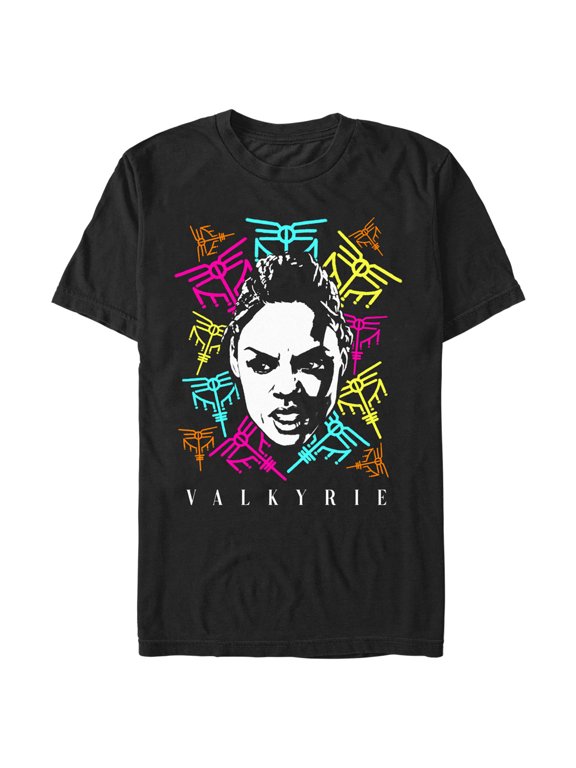 Men's Marvel: Thor: Love and Thunder Valkyrie Icons Graphic Tee Black X Large