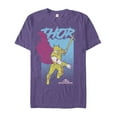 thumbnail image 1 of Men's Marvel Thor: Ragnarok Cape Graphic Tee Purple Small, 1 of 3