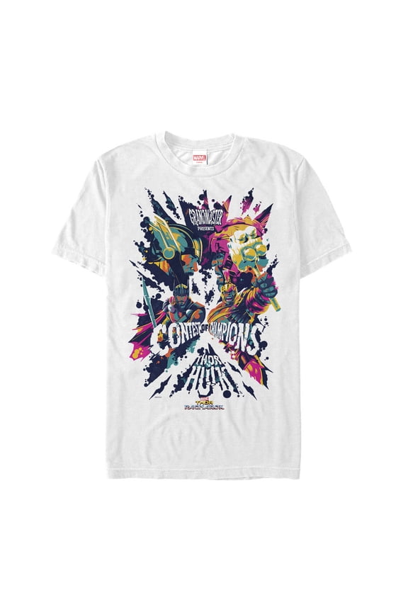 Men's Marvel Thor: Ragnarok Contest of Champions Graphic Tee White Large