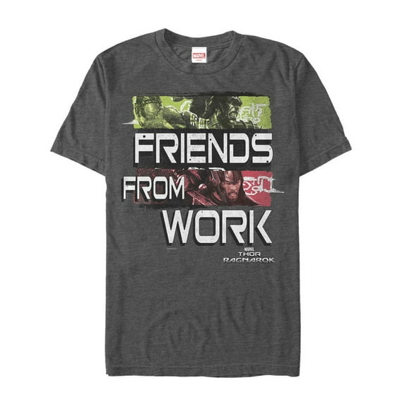Men's Marvel Thor: Ragnarok Friend From Work Graphic Tee Charcoal Heather Small