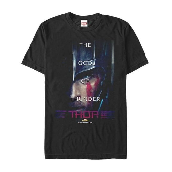 Men's Marvel Thor: Ragnarok God of Thunder  Graphic Tee Black 2X Large