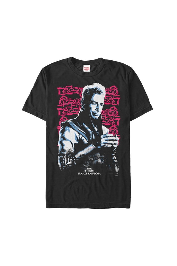 Men's Marvel Thor: Ragnarok Grandmaster Script  Graphic Tee Black 2X Large