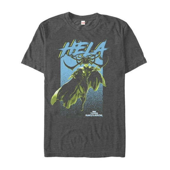 Men's Marvel Thor: Ragnarok Hela Portrait Graphic Tee Charcoal Heather Medium