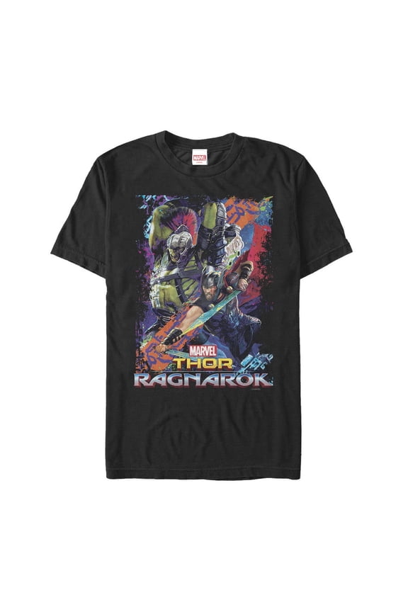 Men's Marvel Thor: Ragnarok Hulk Color Frame Graphic Tee Black Small