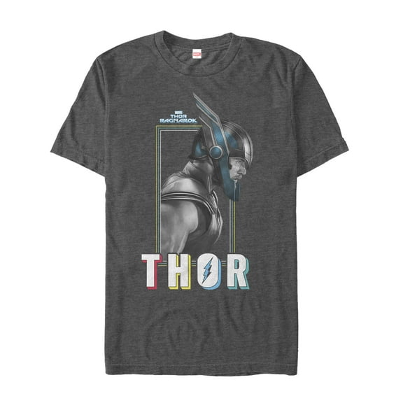 Men's Marvel Thor: Ragnarok Profile Graphic Tee Charcoal Heather 2X Large