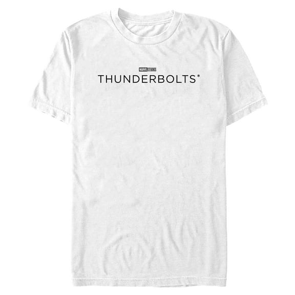Men's Marvel: Thunderbolts Black Classic Logo  Graphic T-Shirt