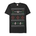 thumbnail image 1 of Men's Marvel Ugly Christmas Deadpool  Graphic Tee Black Medium, 1 of 4