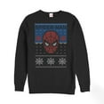 thumbnail image 1 of Men's Marvel Ugly Christmas Spider-Man Web Sweatshirt Black Medium, 1 of 3