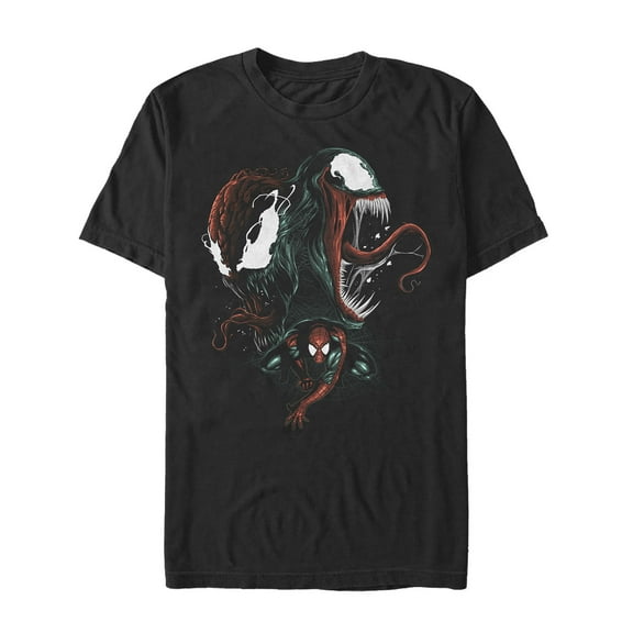 Men's Marvel Venom Alien Symbiote Duo  Graphic Tee Black Large