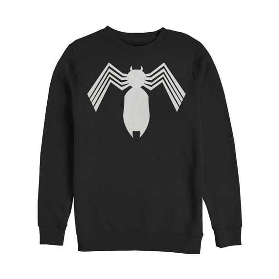 Men's Marvel Venom Alien Symbiote Logo Sweatshirt Black Small