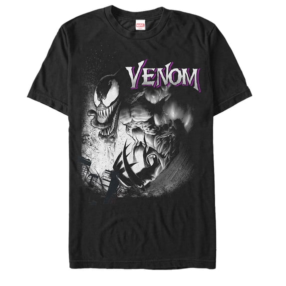 Men's Marvel Venom Angry Graphic Tee Black X Large