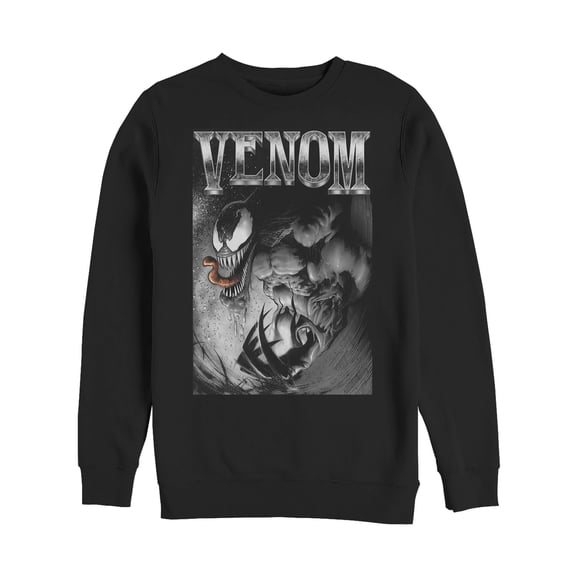 Men's Marvel Venom Beckons You Sweatshirt Black Medium