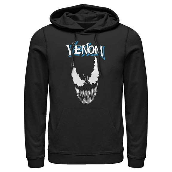 Men's Marvel Venom Face Logo  Pull Over Hoodie