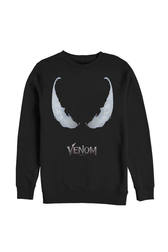 Men's Marvel Venom Film All Eyes Sweatshirt Black Large